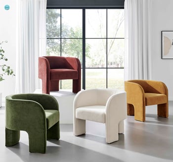 matteo velvet accent chairs